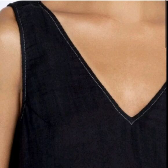 Nwt johnny was CALME black drape tank top - Picture 2 of 6